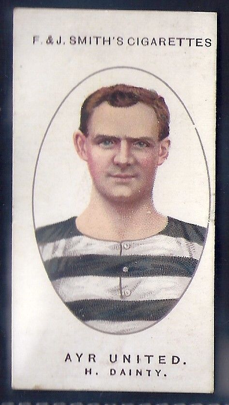 SMITHS-FOOTBALL CLUB RECORDS 1917 AYR UNITED H. DAINTY