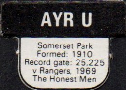 1985 86 Ayr Utd SHOOT