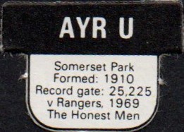 1986-87 Ayr Utd SHOOT