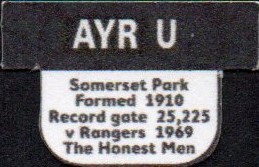 Ayr Utd Retro1985 86