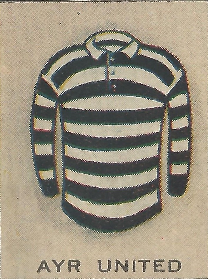 DC Thomson 1920s Football Jerseys AYR UNITED