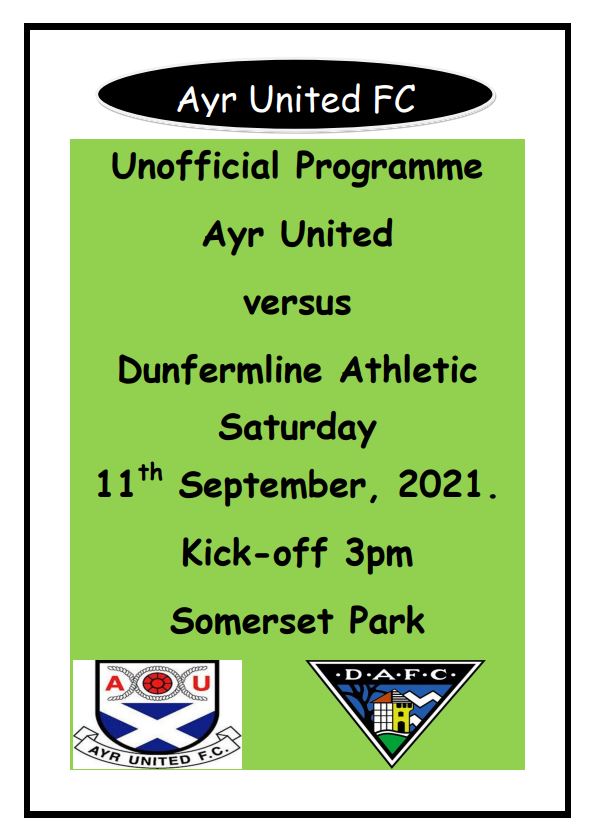 Dunfermline Ath 11th Sept 21
