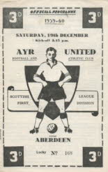 Aberdeen (h) 19th Dec 59