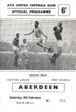 Aberdeen (h) 4 Feb 67