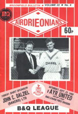 Airdrieonians (a) 22 Sep 90