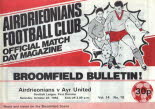 Airdrieonians (a) 23 Oct 82