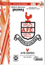 Airdrieonians (a) 27 Sep 97
