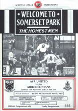 Airdrieonians (h) 13 Apr 91