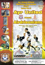 Airdrieonians (h) 19 Aug 00