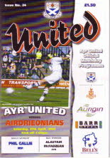 Airdrieonians (h) 27 April 02