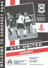 Airdrieonians (h) 9 Apr 94