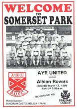 Albion Rovers (h) 19 Mar 88
