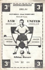 Albion Rovers (h) 22 Feb 64