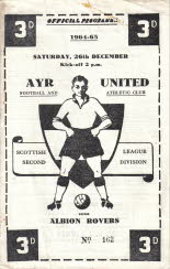 Albion Rovers (h) 26 Dec 64