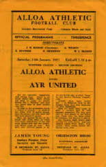 Alloa Athletic (a) 13 Jan 62