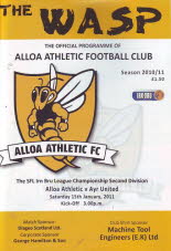 Alloa Athletic (a) 15 Jan 11
