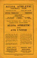 Alloa Athletic (a) 21 Feb 59