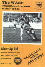 Alloa Athletic (a) 23 Sep 89