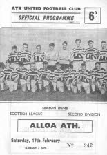 Alloa Athletic (h) 17 Feb 68