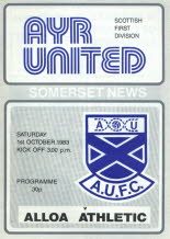 Alloa Athletic (h) 1 Oct 83