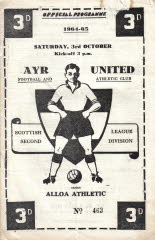 Alloa Athletic (h) 3 Oct 64