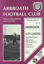 Arbroath (a) 14 Feb 87