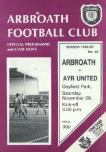 Arbroath (a) 29 Nov 86