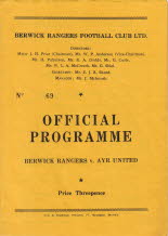 Berwick Rangers (a) 29 Aug 62