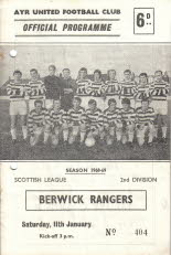 Berwick Rangers (h) 11 Jan 69