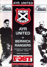 Berwick Rangers (h) 1 Mar 97