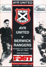 Berwick Rangers (h) 31 Aug 96