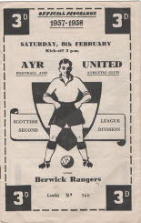 Berwick Rangers (h) 8 Feb 58