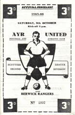 Berwick Rangers (h) 9 Oct 65
