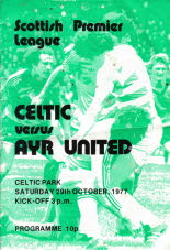 Celtic (a) 29 Oct 77