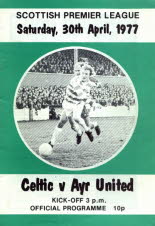 Celtic (a) 30 Apr 77