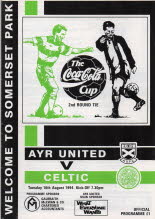 Celtic (h) 16 Aug 94 LC