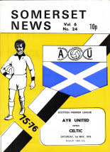 Celtic (h) 1 May 76