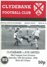 Clydebank (a) 18 Nov 89