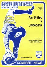 Clydebank (h) 15 Nov 80