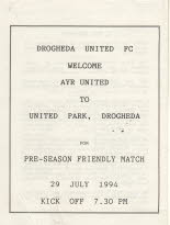 Drogheda United (a) 29 Jul 94