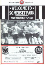 Dundee (h) 29 Oct 91