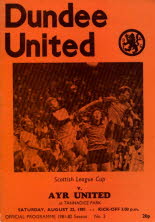 Dundee United (a) 22 Aug 81 LC
