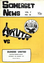 Dundee United (h) 15 Jan 77 (Post)