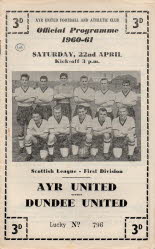 Dundee United (h) 22 Apr 61