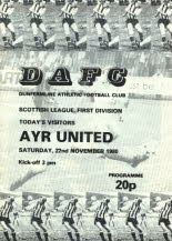 Dunfermline Athletic (a) 22 Nov 80