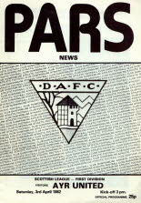 Dunfermline Athletic (a) 3 Apr 82