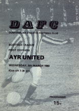 Dunfermline Athletic (a) 5 Mar 80
