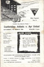 Dunfermline Athletic (a) 7 Mar 64 SC QF