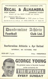 Dunfermline Athletic (a) 8 Oct 60