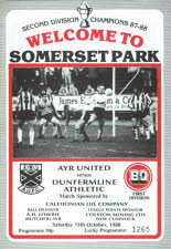 Dunfermline Athletic (h) 15 Oct 88